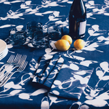 Porto Print in Indigo Tablecloth-Tablecloth-Parc Decor