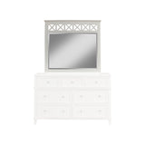 Potter Mirror, White-Dresser Mirror-Parc Decor