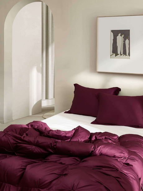 Premium Bamboo Viscose Bubble Comforter Bundle