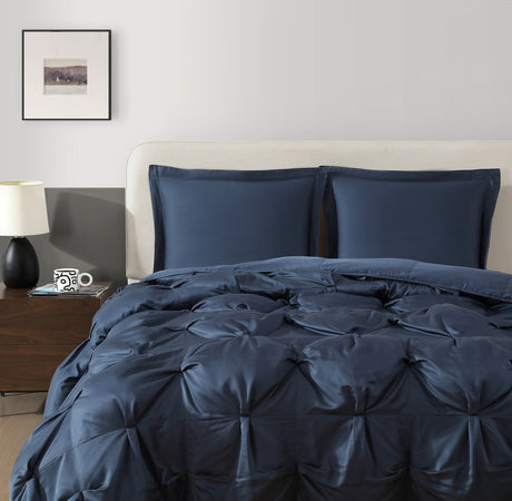 Premium Bamboo Viscose Bubble Comforter Bundle