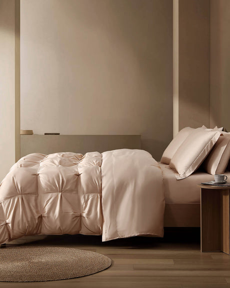 Premium Bamboo Viscose Bubble Comforter Bundle