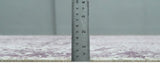 Premium Floral Medallion Purple and Ivory 5.6x7.9 Viscose Area Rug