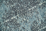 Premium look antique Design Teal, Charcoal and Ivory 5x8 Hand loom wool and Viscose Area Rug
