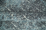 Premium look antique Design Teal, Charcoal and Ivory 5x8 Hand loom wool and Viscose Area Rug