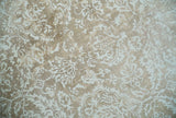Premium Style Floral Traditional Ikat Large Design Camel and Ivory 5.6x7.9 Hand loom Viscose Area Rug