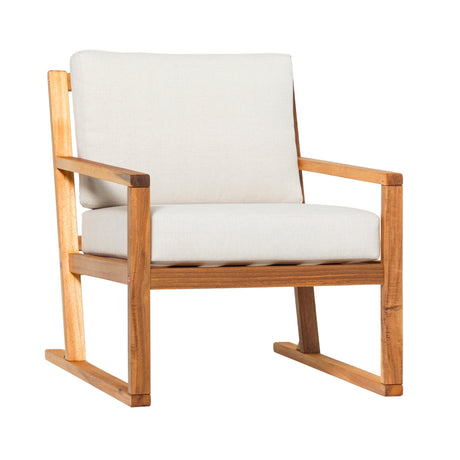Prenton Modern Solid Wood Outdoor Club Chair-Outdoor-Parc Decor