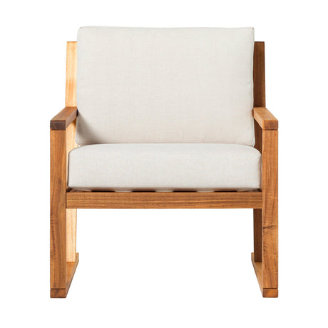Prenton Modern Solid Wood Outdoor Club Chair-Outdoor-Parc Decor