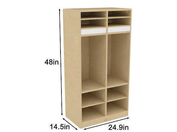 Preschool Cubbies | Double