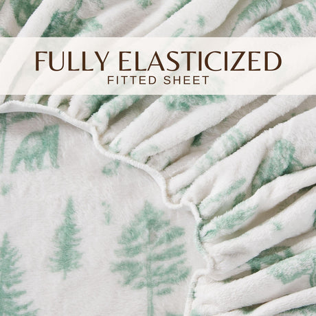 Printed Plush Sheet - Velvet Luxe Collection