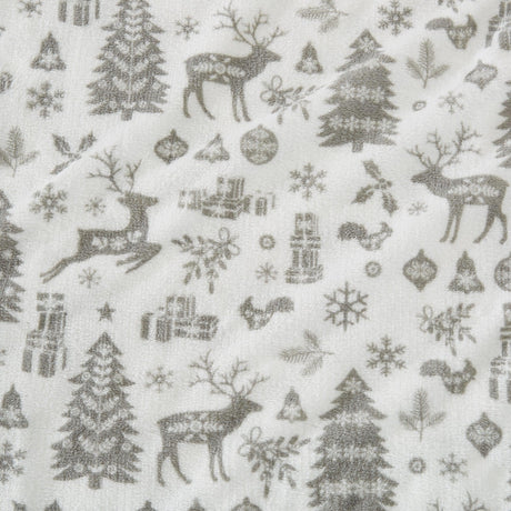 Printed Plush Sheet - Velvet Luxe Collection