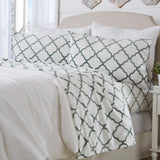 Printed Plush Sheet - Velvet Luxe Lattice Collection