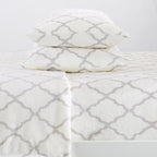 Printed Plush Sheet - Velvet Luxe Lattice Collection