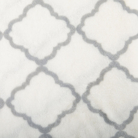 Printed Plush Sheet - Velvet Luxe Lattice Collection