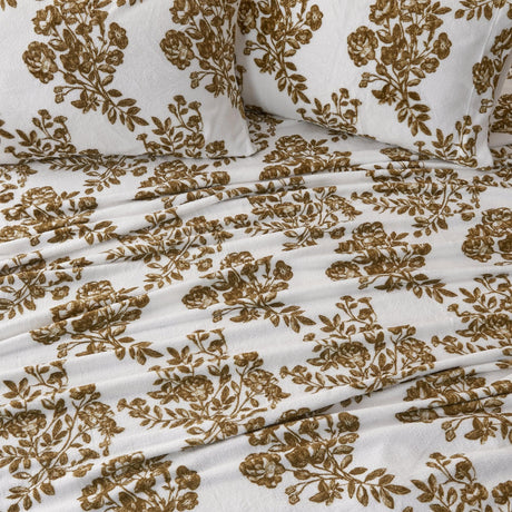Printed Plush Sheet - Velvet Luxe Lattice Collection