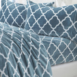Printed Plush Sheet - Velvet Luxe Lattice Collection