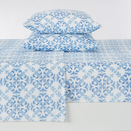 Printed Plush Sheet - Velvet Luxe Lattice Collection