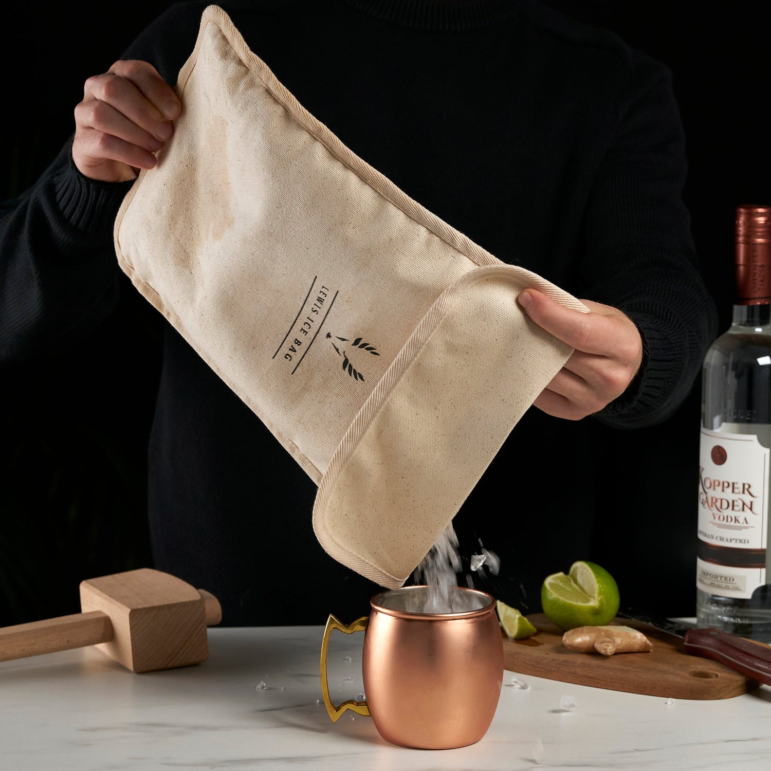 Professional Bartender's Lewis Ice Bag-product_type::ice_tools-Parc Decor