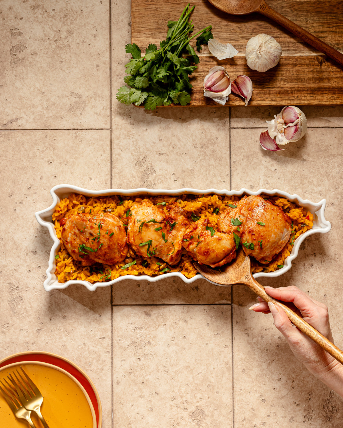 Puerto Rico State Plate-Baking Dish-Parc Decor