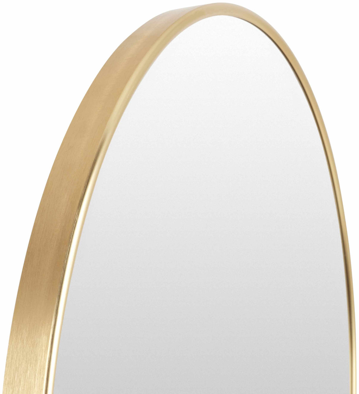 Purullena Oval Gold Mirror-Mirrors-Parc Decor