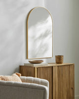 Purullena Oval Gold Mirror-Mirrors-Parc Decor
