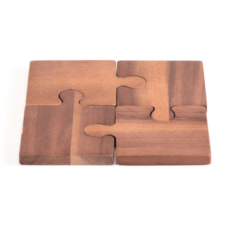Puzzle Piece Coasters -s/4-coasters-Parc Decor