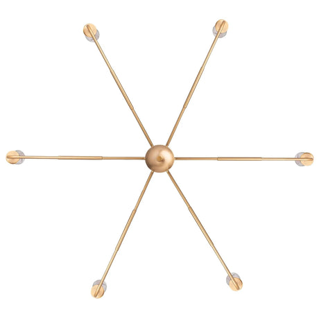 Radiant 6-Light Industrial Traditional Dimmable Chandelier