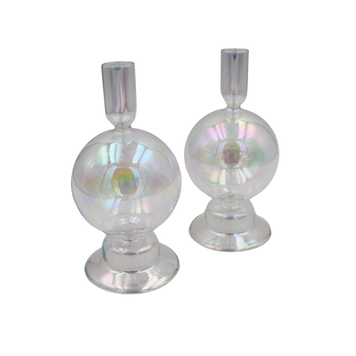 Rainbow Prism Bauble Candle Holder - Case of 12-Candle Holder-Parc Decor