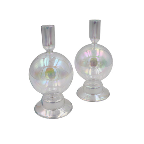 Rainbow Prism Bauble Candle Holder - Case of 12-Candle Holder-Parc Decor
