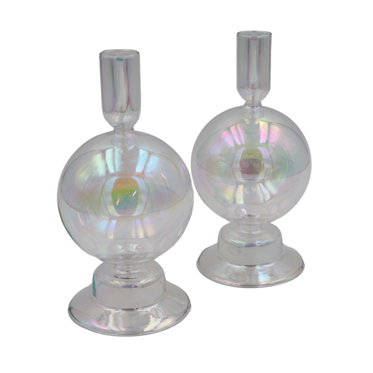 Rainbow Prism Bauble Candle Holder - Case of 12-Candle Holder-Parc Decor