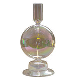 Rainbow Prism Bauble Glass Candle Holders – Pair