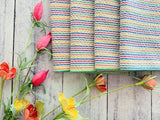 Rainbow Seersucker Cloth Napkins, set of four-Table Linens-Parc Decor