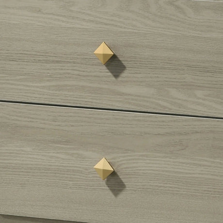 Rainier Modern 25" Gray Wood 2-Drawer Nightstand-床头柜-Parc Decor