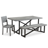 Raven Grey 5 Piece Dining Table Set-Dining Table-Parc Decor