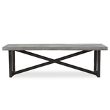 Raven Grey Dining bench-Bench-Parc Decor