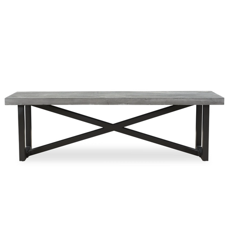 Raven Grey Dining bench-Bench-Parc Decor