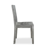 Raven Grey Mango Wood Dining Chair Set of 2-Chair-Parc Decor