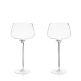 Raye Angled Crystal Amaro Spritz Glasses Set of 2