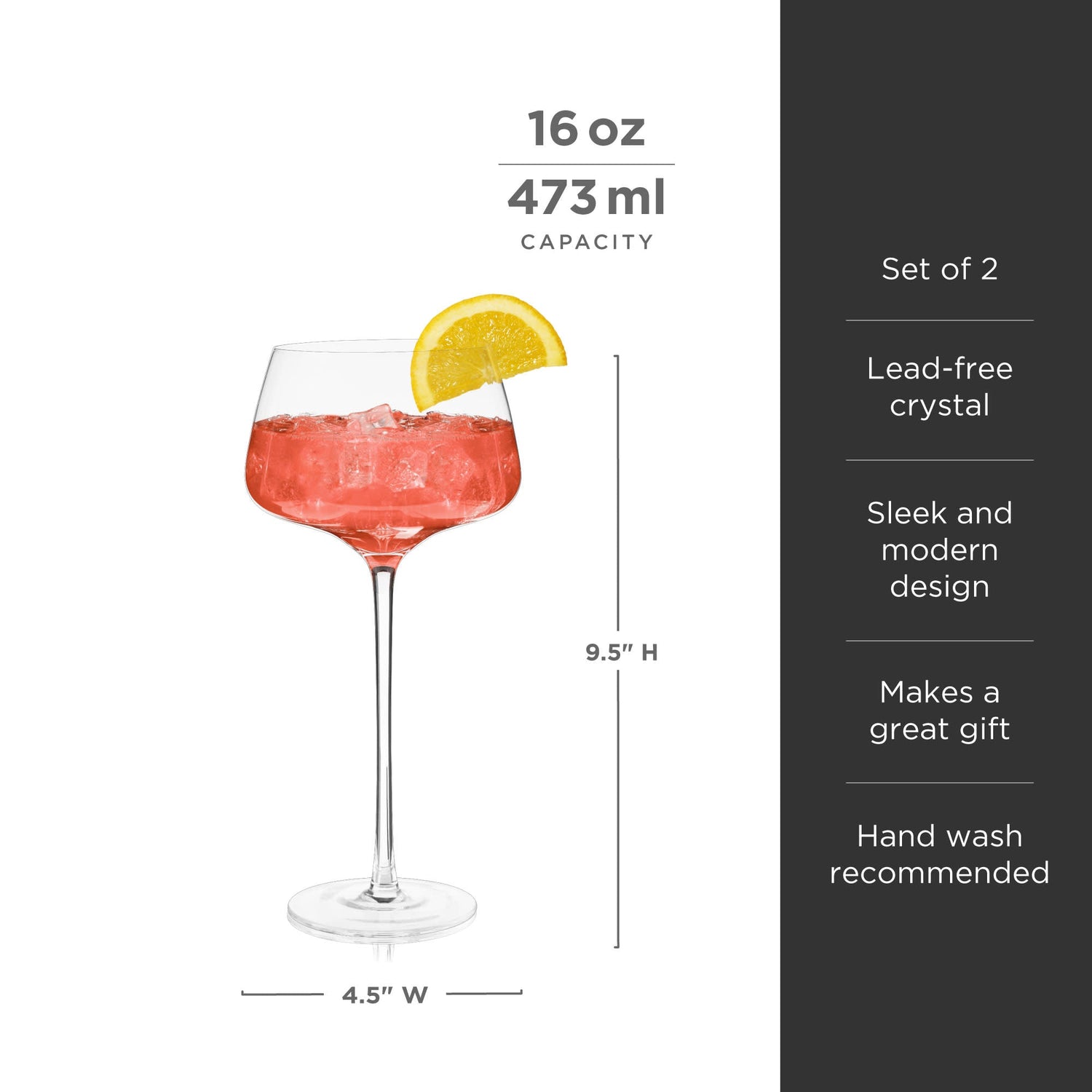 Raye Angled Crystal Amaro Spritz Glasses Set of 2-product_type::stemmed_cocktail_glasses-Parc Decor