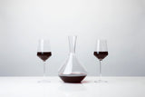 Raye Angled Crystal Bordeaux Decanter & Wine Glass Set
