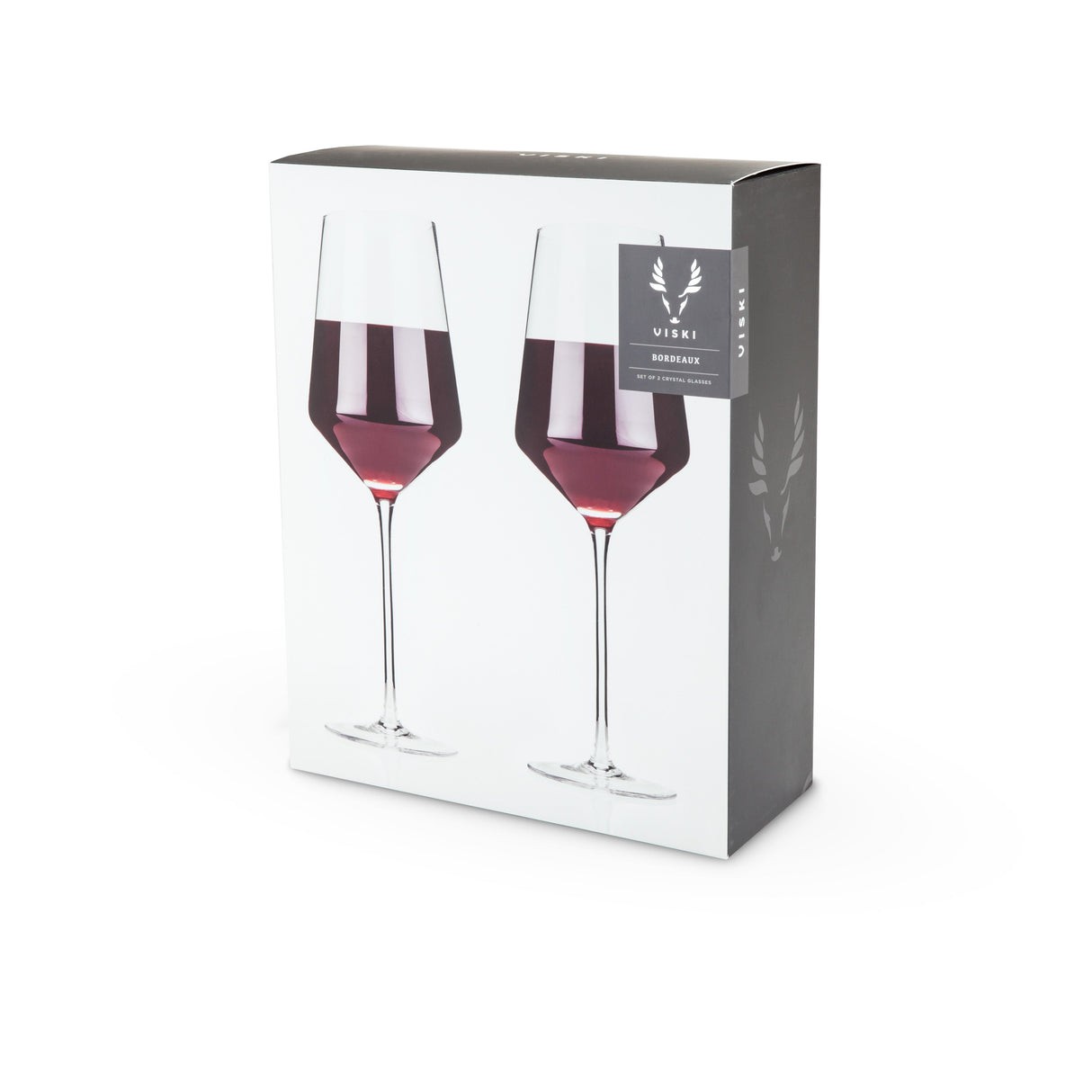 Raye Angled Crystal Bordeaux Glasses Set of 2-product_type::stemmed_wine_glasses-Parc Decor