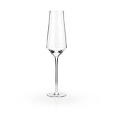 Raye Angled Crystal Champagne Flutes Set of 2