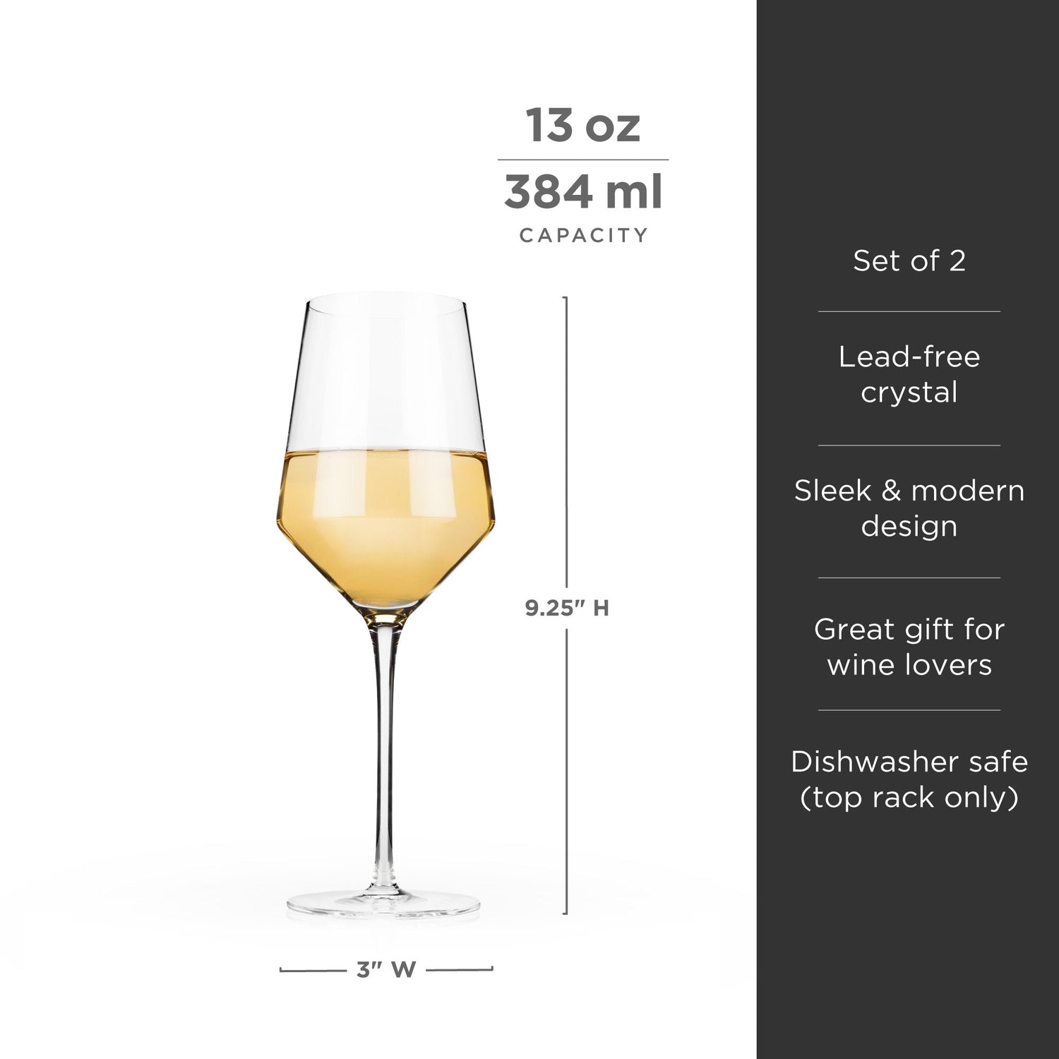 Raye Angled Crystal Chardonnay Glasses Set of 2-product_type::stemmed_wine_glasses-Parc Decor