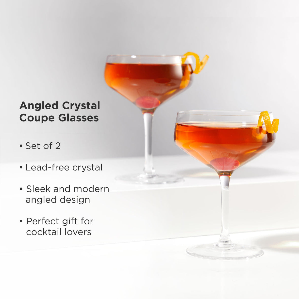 Raye Angled Crystal Coupe Glasses Set of 2-product_type::stemmed_cocktail_glasses-Parc Decor