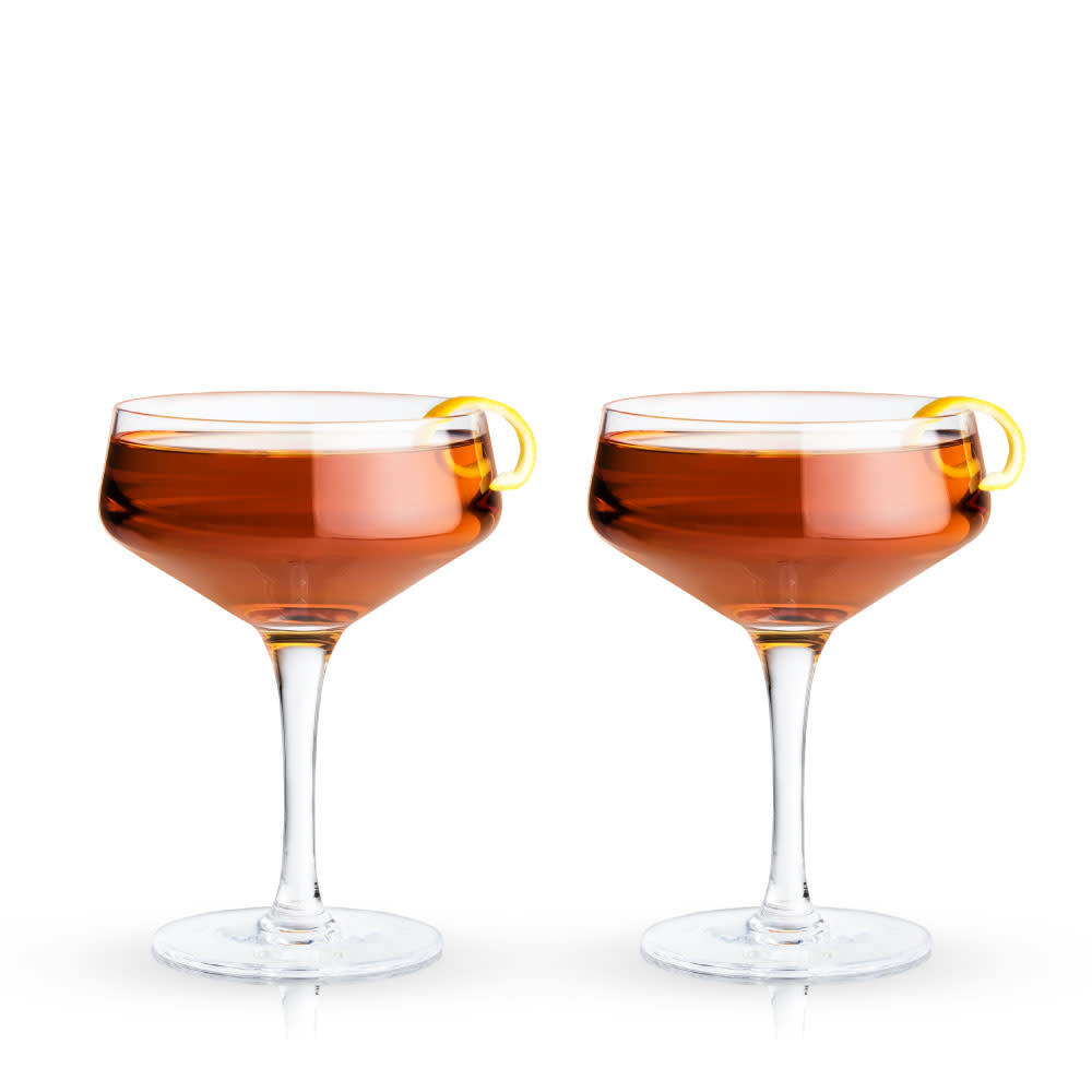 Raye Angled Crystal Coupe Glasses Set of 2-product_type::stemmed_cocktail_glasses-Parc Decor