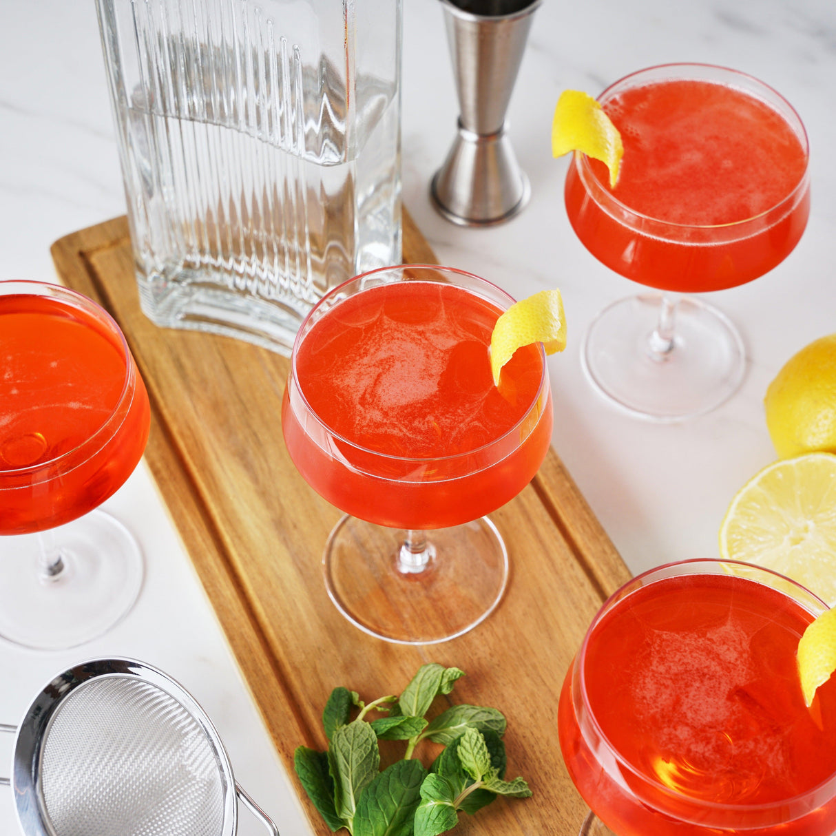 Raye Angled Crystal Coupe Glasses Set of 4-product_type::stemmed_cocktail_glasses-Parc Decor