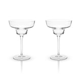 Raye Angled Crystal Margarita Glasses Set of 2