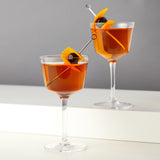Raye Angled Crystal Nick & Nora Glasses Set of 2