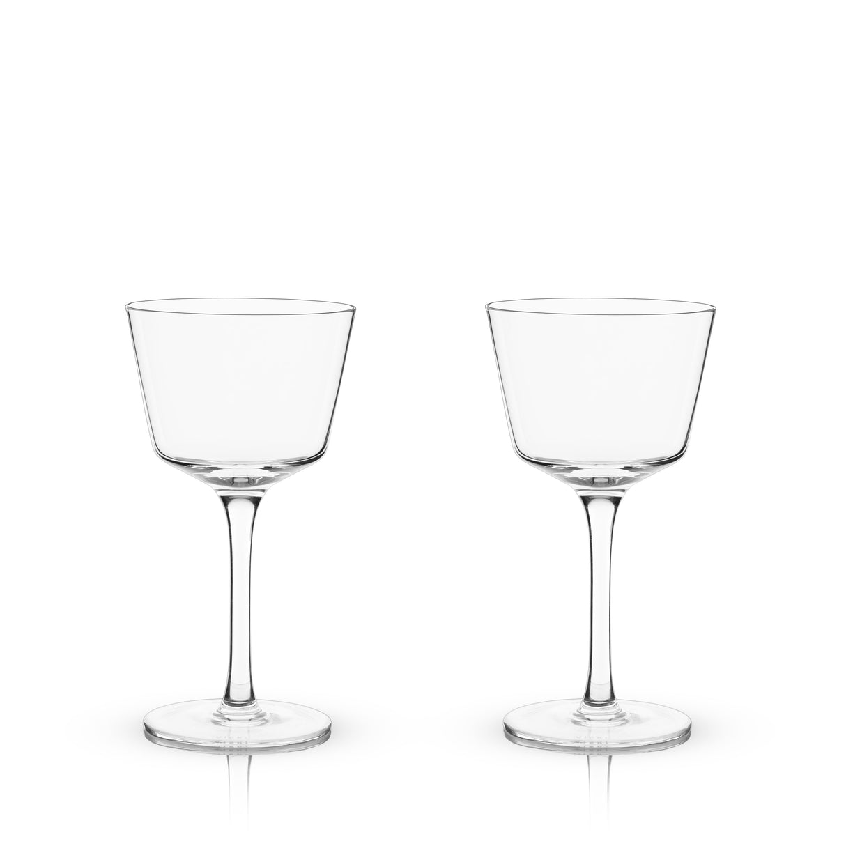 Raye Angled Crystal Nick & Nora Glasses Set of 2-product_type::stemmed_cocktail_glasses-Parc Decor