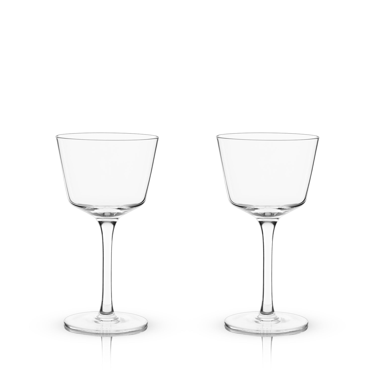 Raye Angled Crystal Nick & Nora Glasses Set of 2-product_type::stemmed_cocktail_glasses-Parc Decor