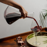 Raye Angled Crystal Wine Decanter-product_type::wine_decanters-Parc Decor